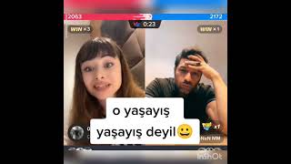 Nia Kurbanova ve kenan MM//tik tok canlı yarışda//sen yaşayışın yaşayış deyil