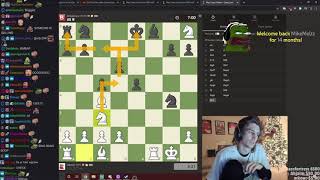 xQc new Chess Strategy called "The Shuriken" (with chat)