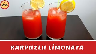 Karpuzlu Limonata | Serinleten Buz Gibi Nefis Limonata | İçecek Tarifleri