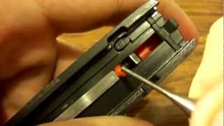 Taurus PT709/PT740 slim firing pin & extractor disassembly