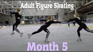 Adult Figure Skating Progress - 5 Months