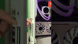 GPU Vertical Installed #diy #gamingpc #pc #gaming #builder #pcbuild #viralvideo