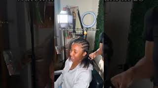 WATCH ME DO FEEDIN BRAIDS🔥 #stitchbraids #contentcreator #braider #feedinbraids #trendingshorts