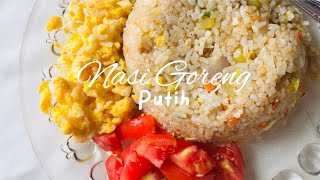 Bikin nasi goreng putih 2 menit!! no kecap kecap