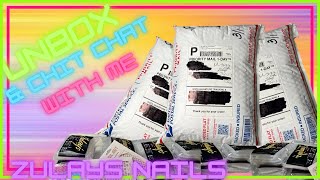 Unboxing Zulay's Nail Supplies & The Real on Being a Content Creator