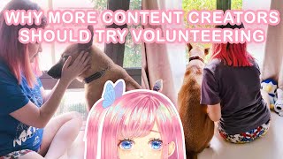 why more content creators should try volunteering