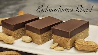 Erdnussbutter Riegel - OHNE BACKEN