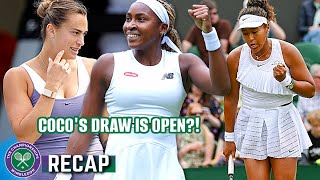 Gauff the BIG Final Favorite after Sabalenka exit, Osaka SURVIVES | Wimbledon 2024