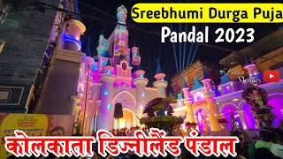 Sreebhumi Durga Puja 2023 Pandal | Durga Puja 2023 Kolkata | Sreebhumi Durga Puja | Durga Puja