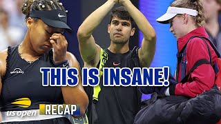 Alcaraz & Osaka SHOCK Loses, Rybakina’s BIZZARE Withdrawal | US Open 2024