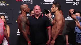 Yoel Romero vs. Paulo Costa | UFC 241 Ceremonial Weigh-Ins & Face Off