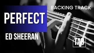 (Backing track) Perfect - Ed Sheeran - Easy Fingerstyle Guitar Tutorial TAB