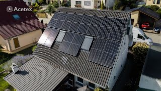 Acetex - instalace fotovoltaické elektrárny v Králově Dvoře