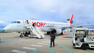 TRIP REPORT | Air France (opb HOP!) (ECONOMY) | Embraer 190 | Nice - Lyon-St.Exupéry