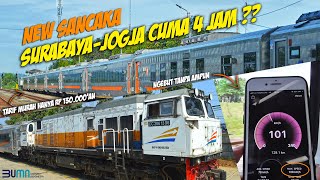 NGEBUT PARAH !! REKOR SURABAYA-JOGJA 4 JAM NAIK KA SANCAKA TERBARU, TIKET MURAH CUMA 130 RIBU'AN