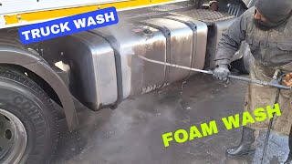 Cleaning an ABANDONED truck SCANIA Full of Moss and Spider Nests! | truck wash🪣🧼😉🫧