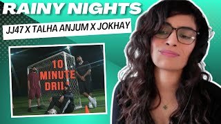 RAINY NIGHTS (JJ47 X TALHA ANJUM X JOKHAY) REACTION/REVIEW! || 10 MINUTE DRILL