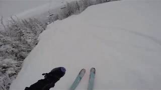 Stoked! Jan’s Ski Blog [S02, Day 17] – Skiing Upper Lift Line to Rerun Burke Mountain (1/07/20)