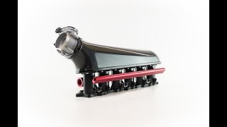 NISSAN RB26 Intake Manifold - Carbon Fiber Red Anodising