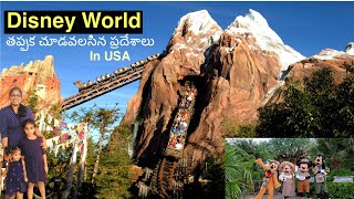 Disney World In USA||Most scary mount Everest ride Disney||Telugu Vlogs from USA