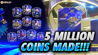 I PACKED 2 TOTYs and made 5 MILLION COINS (FIFA 23)