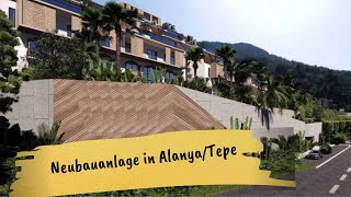 Neubauanlage in Alanya, Türkei / Immobilien Türkei / Wohnungen in Alanya, Tepe