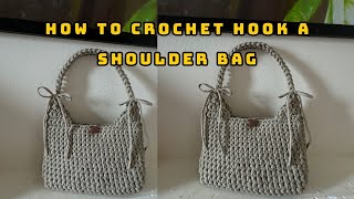 How to crochet hook a shoulder bag | By cri crochet