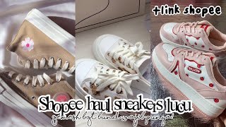 SHOPEE HAUL SNEAKERS LUCU WAJIB PUNYA RACUN TIKTOK