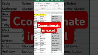 Concatenate in excel | join text in excel | join value in excel | latest | viral #excelinterview