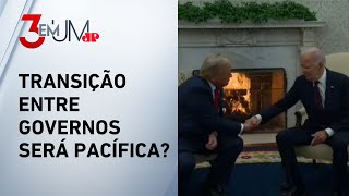 Joe Biden recebe Donald Trump na Casa Branca após eleições nos EUA