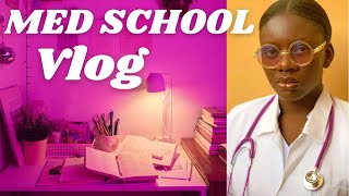 med school vlog: GRWM for school+morning routine, clinical postings, physiotherapy nigerian student