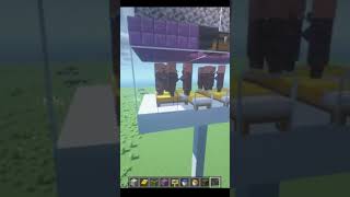 Minecraft Easiest Iron Farm #shorts