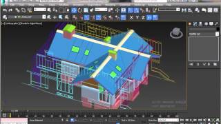 Процесс быстрого моделирования дома в 3Ds Max!