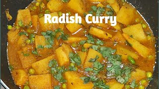 Radish Curry without onion garlic #Radish Curry Recipe #Muli ki sabji #Prathamastami special curry