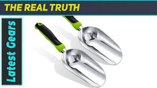 2 Pcs Soil Scoop - The Best Heavy Duty Garden Trowels for Effortless Digging!