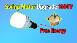 Free Energy: 220V AC swing motor Upgrade to 1000V #012