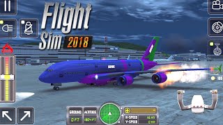 Flight Sim 2018 (Part 26) - Engine Failure on Night Flight - Plane simulator game