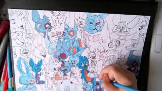 Drawing My Channel Maskot Until I HATE Them!