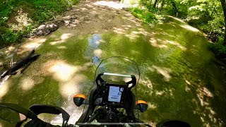 Yamaha T7 And KTM 690 Chasing Gravel Roads