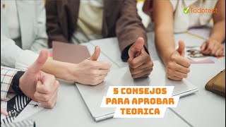 5 consejos para aprobar la teórica de conducir