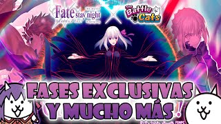 Fate Stay Night: Una COLABORACIÓN muy ESPERADA & muchas UNIDADES | Holy War: Saber | The Battle Cats