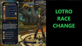 Lord of the Rings Online: Race Change