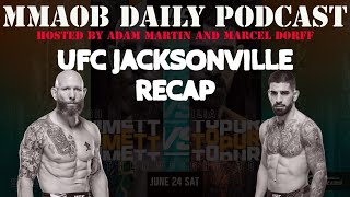 UFC Jacksonville: Emmett vs. Topuria Recap MMAOB Daily Podcast For June 25th