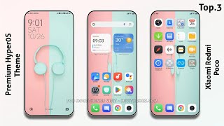 3 Premium HyperOS Themes for Xiaomi,Redmi,Poco 🤩 | HyperOS Amazing  Themes😱