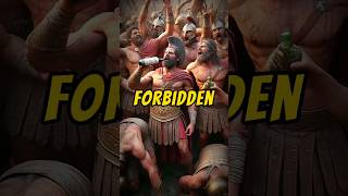 Drunken is FORBIDDEN for Spartan soldiers🤔... #shorts #shortvideo #history