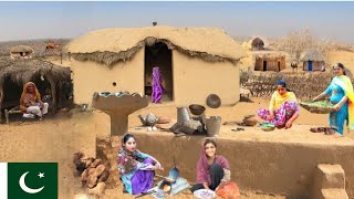 Awesome desert village life in Pakistan | thar desert || beautiful house || Pakistan desert