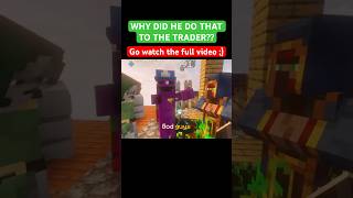 Minecraft skyblock in VR (wandering trader found) #shorts #minecraft #vr #funny #skyblock #gaming