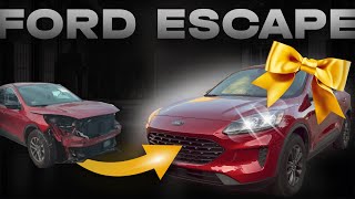 Турбонаддув, бронепленка, особая оптика — видеообзор Ford Escape 2022 с аукциона США