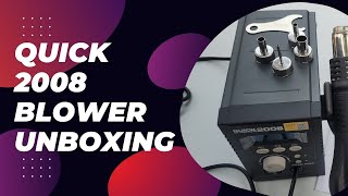 QUICK 2008 SMD / Unboxing And Review QUICK 2008 Blower TELUGU