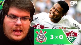 CASIMIRO REAGE A CORINTHIANS 3X0 FLUMINENSE | MELHORES MOMENTOS #casimiro